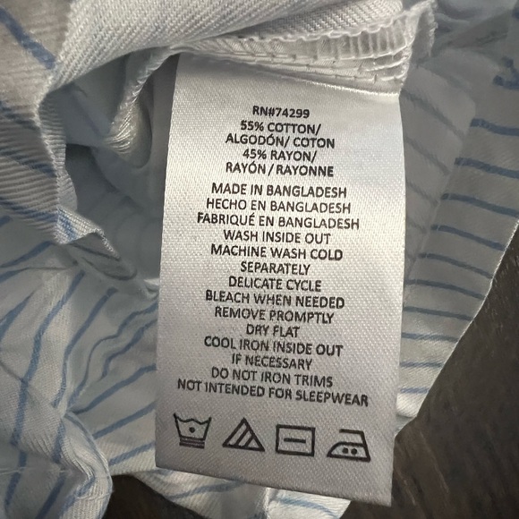 NWT DKNY jumper 24mths blue and white stripes - Picture 2 of 4